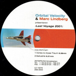Orbital Velocity / Marc Lindberg Last Voyage 2001 VINYL 12" USED