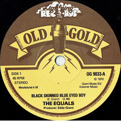 The Equals Black Skinned Blue Eyed Boy / Happy Birthday Girl USED VINYL 7INCH 45 RPM SINGLE