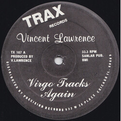 Vince Lawrence Virgo Tracks Again USED VINYL 12INCH 33 S RPM