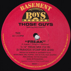 Those Guys / Paul Shapiro Freak VINYL 12" USED