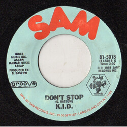 K.I.D. Don't Stop VINYL 7" USED