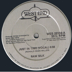Raw Silk Just In Time VINYL 12" USED