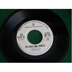 Rex Allen Jr. The Great Mail Robbery USED VINYL 7INCH 45 RPM PROMO STEREO MONO