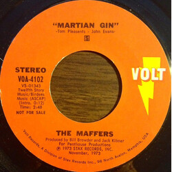 The Maffers Martian Gin USED VINYL 7INCH 45 RPM PROMO