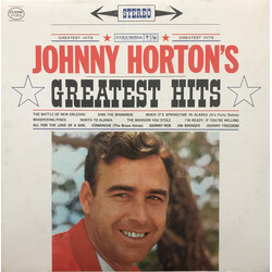 Johnny Horton Johnny Horton's Greatest Hits Vinyl LP USED