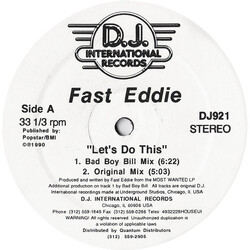 "Fast" Eddie Smith Let's Do This Vinyl 12" USED