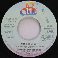 Gordon And Osborne The Magician USED VINYL 7INCH 45 RPM PROMO STEREO MONO