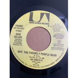 Dick Feller Biff, The Friendly Purple Bear USED VINYL 7INCH 45 RPM SINGLE PROMO