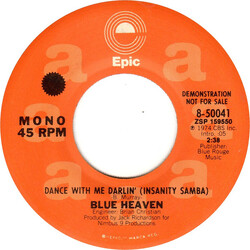 Blue Heaven (2) Dance With Me Darlin' (Insanity Samba) USED VINYL 7INCH 45 RPM SINGLE PROMO STEREO MONO