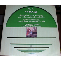 Wolfgang Amadeus Mozart / Uto Ughi / Maria Tipo Sonata In Si Bem. Maggiore Per Violino E Pianoforte, K.454 / Sonata In Fa Magg. Per Violino E Pianofor