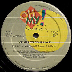 Executive (3) Celebrate Your Love VINYL 12" USED