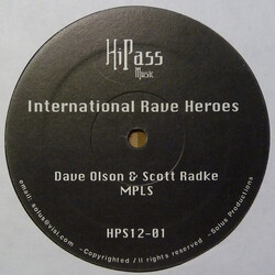 Dave Olson & Scott Radke International Rave Heroes USED VINYL 12INCH