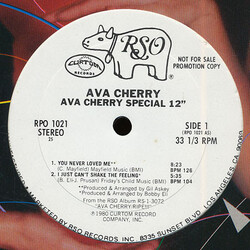 Ava Cherry Ava Cherry Special 12" USED VINYL 12INCH 33 S RPM PROMO SPECIAL EDITION