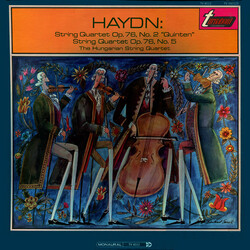 Joseph Haydn / The Hungarian Quartet String Quartet Op. 76, No. 2 "Quinten" / String Quartet Op. 76, No. 5 Vinyl LP USED
