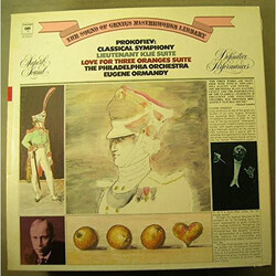 Sergei Prokofiev / The Philadelphia Orchestra / Eugene Ormandy Classical Symphony, The Love For Three Oranges Suite, Lieutenant Kijé Suite Vinyl LP US
