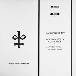 Sergei Prokofiev / Pierre Amoyal / Orchestre Philharmonique De Strasbourg / Alain Lombard The Two Violin Concertos Vinyl LP USED