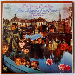 Die Wiener Sängerknaben On The Beautiful Blue Danube: Waltzes And Polkas By Johann Strauss, Jr Vinyl LP USED