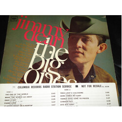 Jimmy Dean The Big Ones Vinyl LP USED