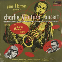 Gene Norman / Charlie Ventura / The Charlie Ventura Septet / Jackie & Roy Gene Norman Presents A Charlie Ventura Concert Vinyl LP USED