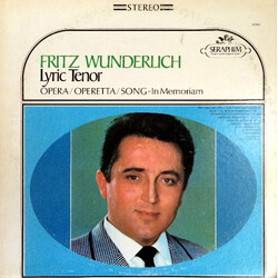 Fritz Wunderlich Lyric Tenor (Opera / Operetta / Song - In Memoriam) Vinyl LP USED