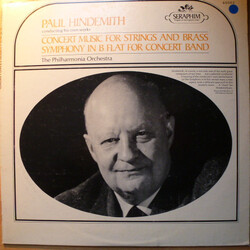 Paul Hindemith / Philharmonia Orchestra Concert Music For Strings And Brass / Symphony In B Flat For Concert Band Vinyl LP USED