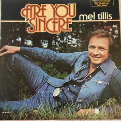Mel Tillis Are You Sincere Vinyl LP USED