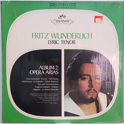 Fritz Wunderlich Lyric Tenor, Album 2:  Opera Arias Vinyl LP USED