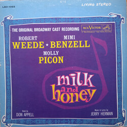 Robert Weede / Mimi Benzell / Molly Picon / Jerry Herman Milk And Honey - The Original Broadway Cast Recording Vinyl LP USED