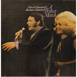 David Houston / Barbara Mandrell A Perfect Match Vinyl LP USED