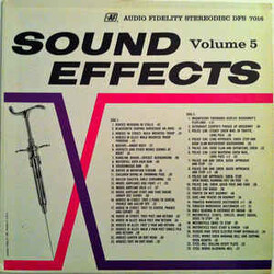 No Artist Sound Effects, Volume 5 Vinyl LP USED