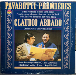 Luciano Pavarotti / Claudio Abbado / Orchestra Del Teatro Alla Scala Pavarotti Premieres Vinyl LP USED