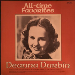 Deanna Durbin All-Time Favorites Vinyl LP USED