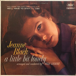 Jeanne Black A Little Bit Lonely Vinyl LP USED
