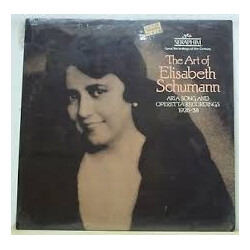 Elisabeth Schumann The Art Of Elisabeth Schumann Vinyl LP USED