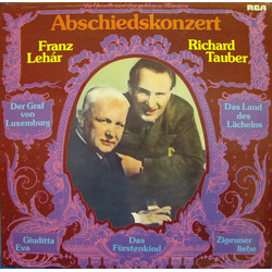 Franz Lehár / Richard Tauber Abschiedskonzert Vinyl LP USED