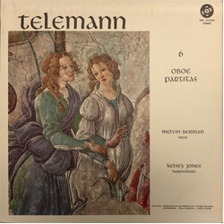 Georg Philipp Telemann 6 Oboe Partitas Vinyl LP USED
