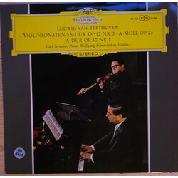 Ludwig Van Beethoven / Carl Seemann / Wolfgang Schneiderhan Violinsonaten Es-Dur Op. 12 Nr. 3 ∙ A-Moll Op. 23 ∙ A-Dur Op. 30 Nr. 1 Vinyl LP USED