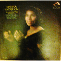 Marian Anderson Marian Anderson At Constitution Hall Washington D.C. Farewell Recital Vinyl LP USED