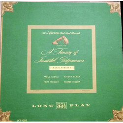 Pablo Casals / Mischa Elman / Fritz Kreisler / Andrés Segovia A Treasury Of Immortal Performances  - Magic Strings Vinyl LP USED