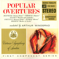 Arthur Winograd / Virtuoso Symphony Of London Popular Overtures Vinyl LP USED