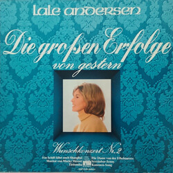 Lale Andersen Wunschkonzert Nr. 2 Vinyl LP USED