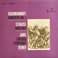 Sergei Vasilyevich Rachmaninoff / Richard Strauss / Byron Janis / The Chicago Symphony Orchestra / Fritz Reiner Concerto No. 1 / Burleske Vinyl LP USE