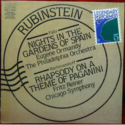 Arthur Rubinstein Legendary Performers Vinyl LP USED