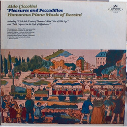 Aldo Ciccolini / Gioacchino Rossini Pleasures And Peccadillos - Humorous Piano Music Of Rossini Vinyl LP USED