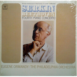 Ludwig van Beethoven / Rudolf Serkin / Eugene Ormandy / The Philadelphia Orchestra Fourth Piano Concerto Vinyl LP USED