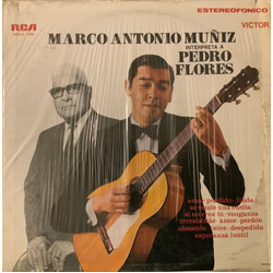 Marco Antonio Muñiz Interpreta a Pedro Flores Vinyl LP USED