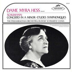 Robert Schumann / Myra Hess / Philharmonia Orchestra / Rudolf Schwarz Concerto In A Minor / Etudes Symphoniques Vinyl LP USED