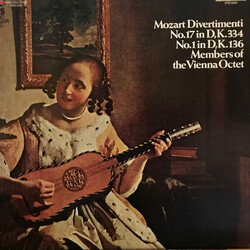 Wolfgang Amadeus Mozart / Mitglieder Des Wiener Oktetts Divertimenti K.334 K.136 Vinyl LP USED