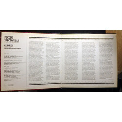 Giacomo Puccini / Tutti Camarata / The Kingsway Symphony Orchestra Puccini Spectacular Opera For Orchestra Vinyl LP USED