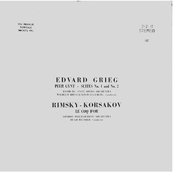 Edvard Grieg / Nikolai Rimsky-Korsakov / The London Philharmonic Orchestra Grieg: Peer Gynt, Rimsky-Korsakov: Le Coq D'Or Vinyl LP USED
